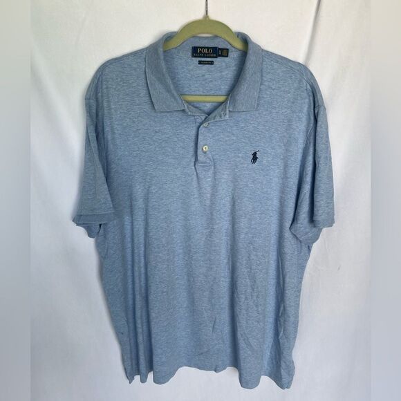 Polo Ralph Lauren classic fit short sleeve polo shirt size XL blue - Picture 1 of 6